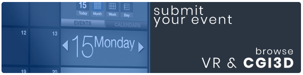 browse VIRTUAL REALITY & CGI 3D events calendar